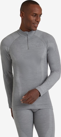 FALKE Base Layer in Grau: Vorderseite