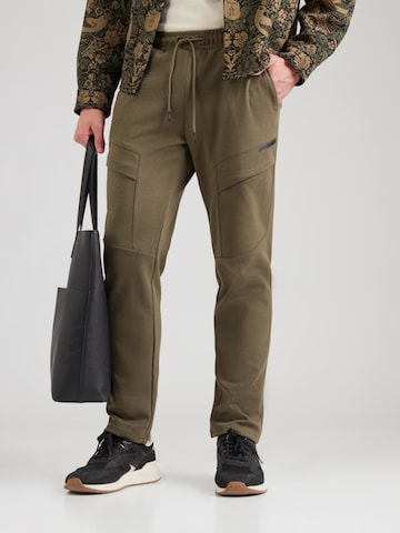 JACK & JONES Normalny krój Bojówki 'JPSTGORDON FUSION' w kolorze zielony: przód