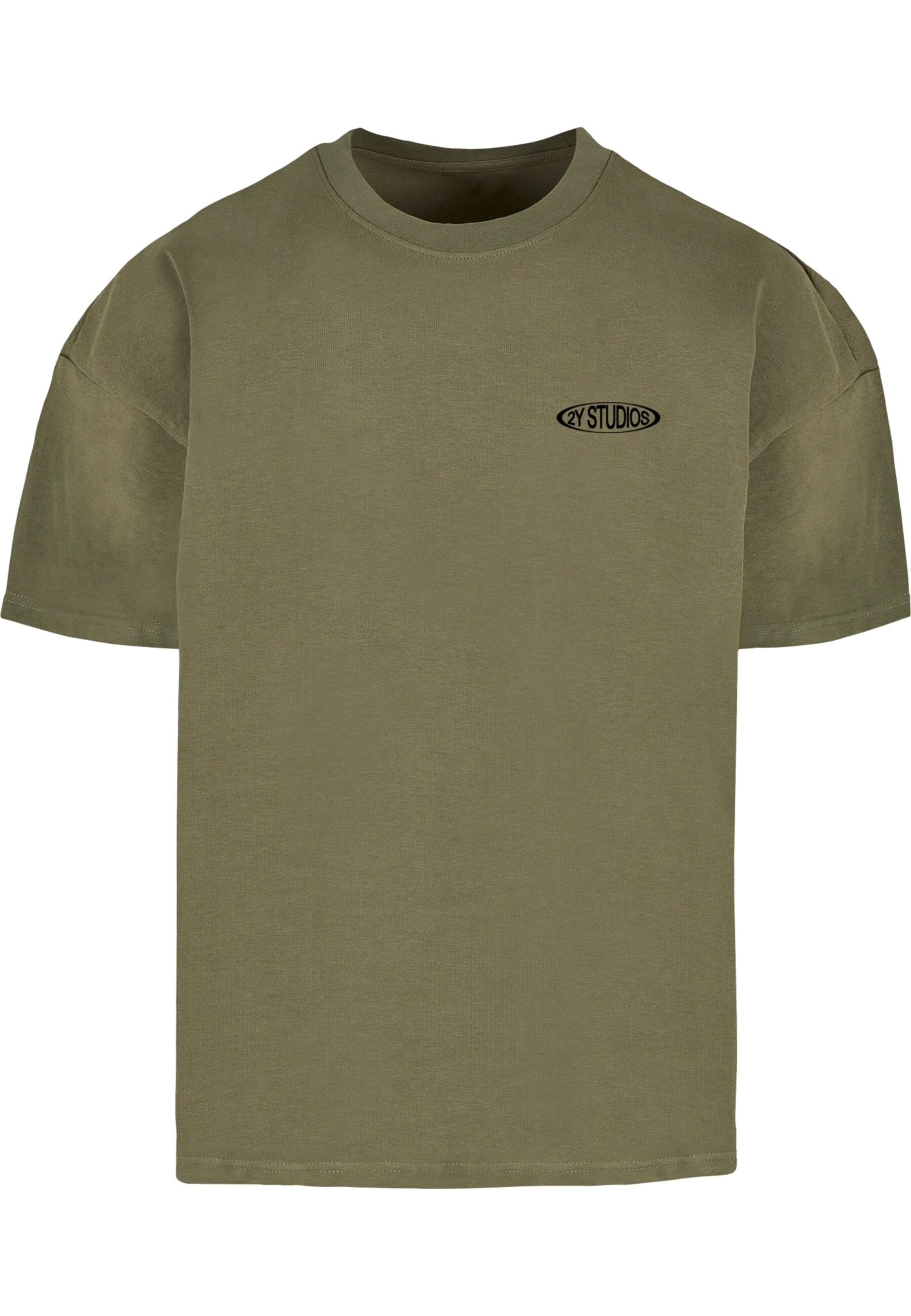 2Y Studios Shirt 'Introspect' in Green: front