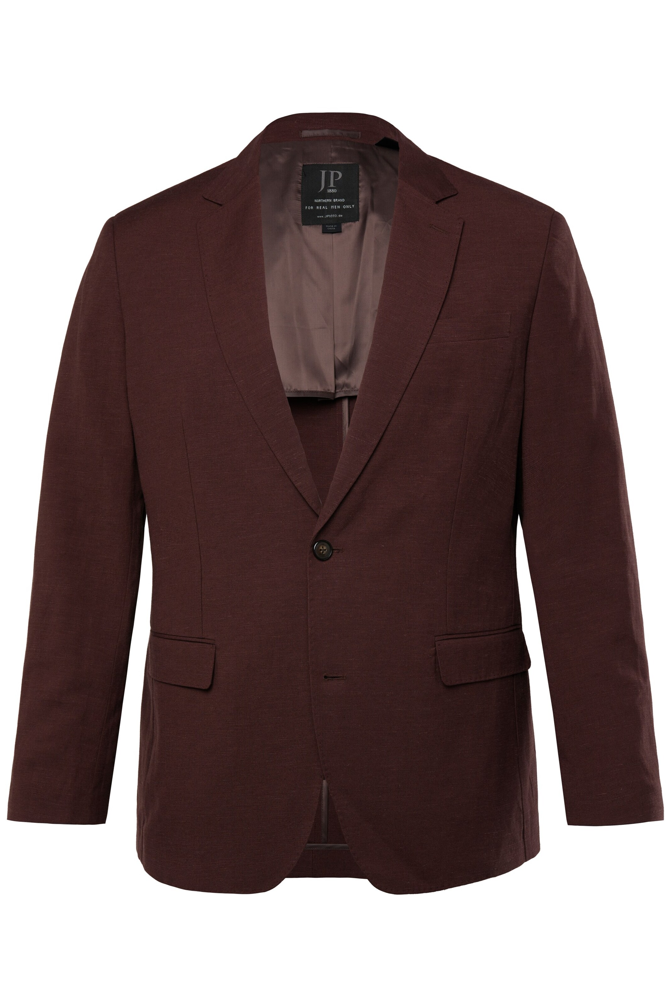JP1880 Slim fit Colbert in Rood: voorkant