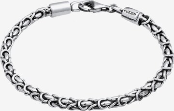 Bracelet 'Königskette' KUZZOI en argent : devant