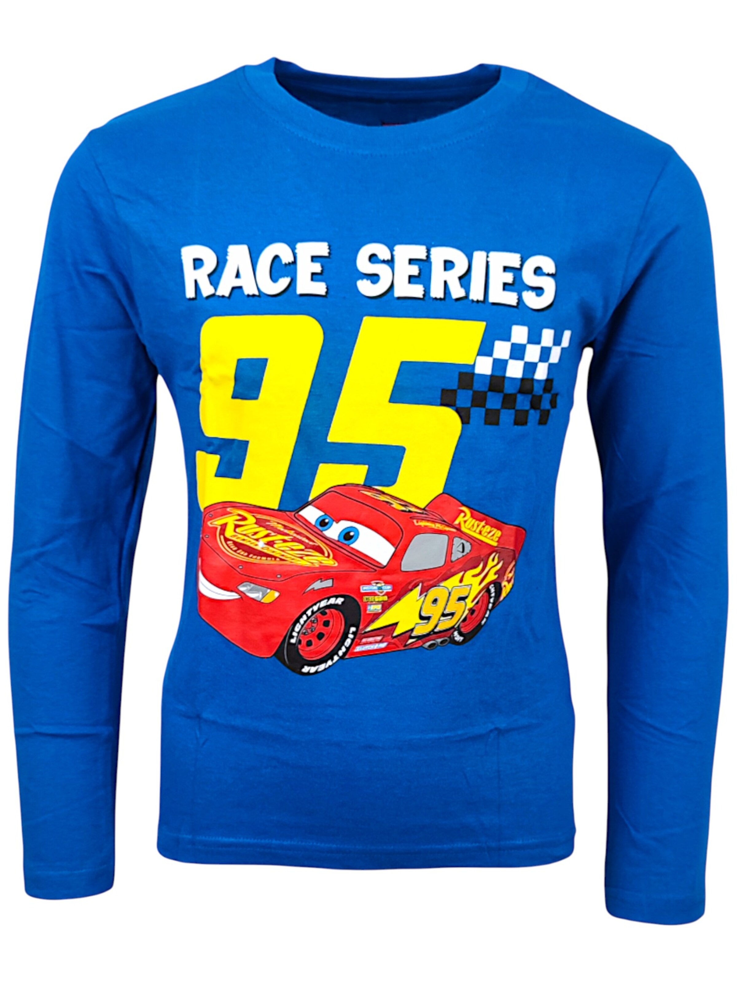 Disney Cars Shirt 'Lightning McQueen' in Blue: front