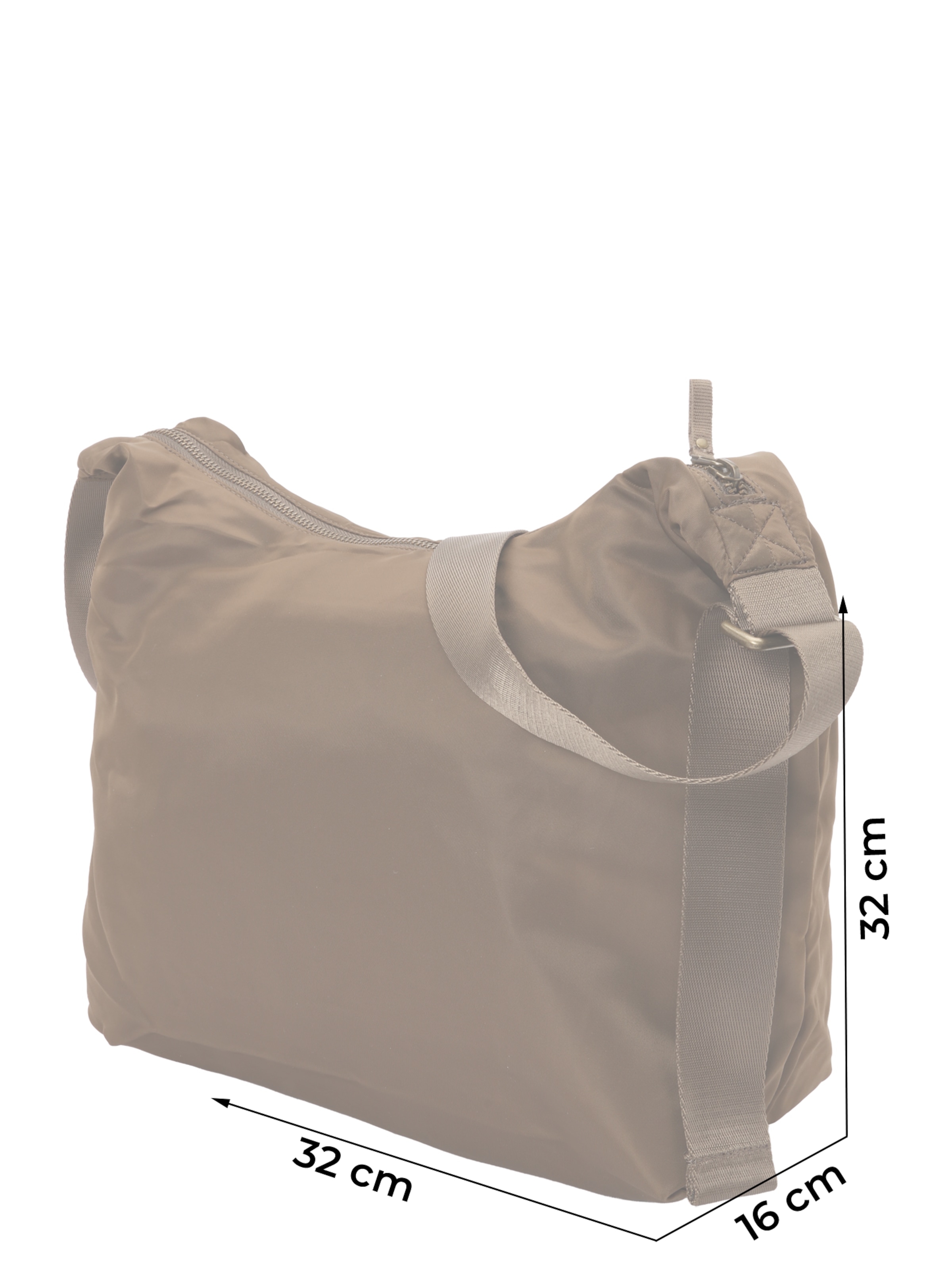 LEVI'S ® Axelremsväska 'ALEXANDRA' i brun