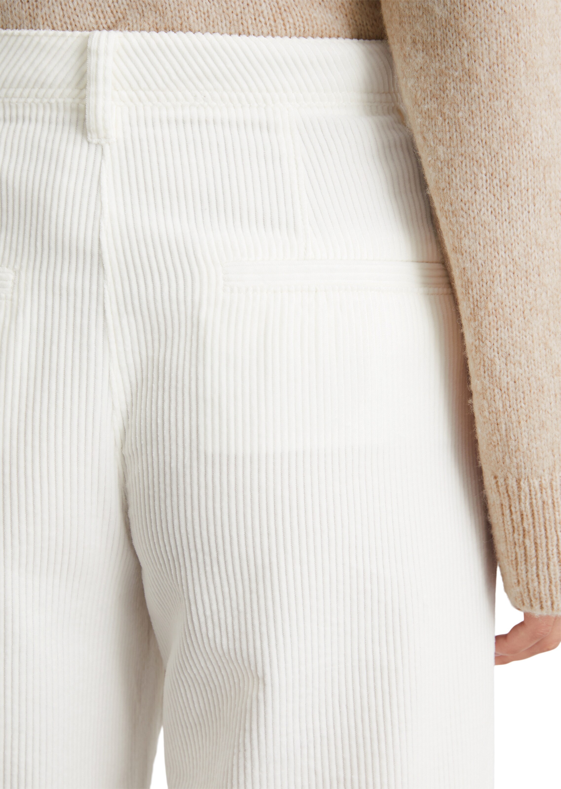 Marc O'Polo Loose fit Trousers 'Lande' in White