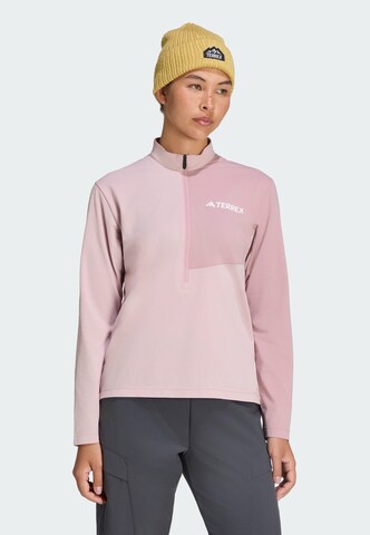 T-shirt fonctionnel 'Multi' ADIDAS TERREX en violet : devant