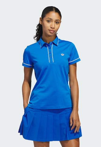 ADIDAS PERFORMANCE Poloshirt 'Solid' in Blau: Vorderseite
