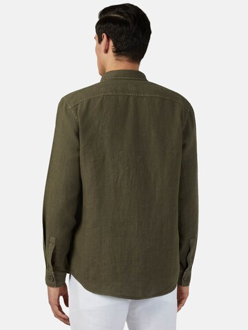 Boggi Milano Regular Fit Skjorte i grønn