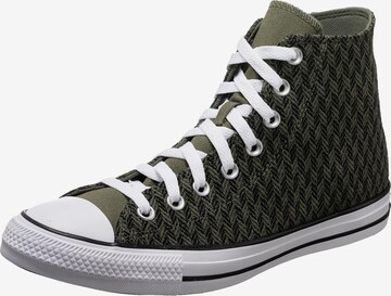 CONVERSE High-Top Sneakers in Green: front