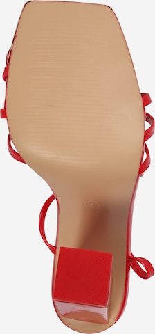 Public Desire Remienkové sandále 'AMIRA' - Červená
