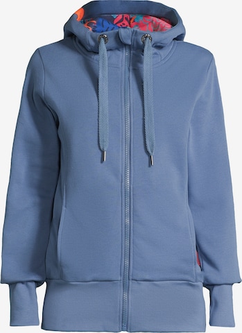 Veste de survêtement 'Schandarm' salzhaut en bleu : devant