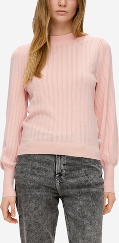 QS Pullover i pink