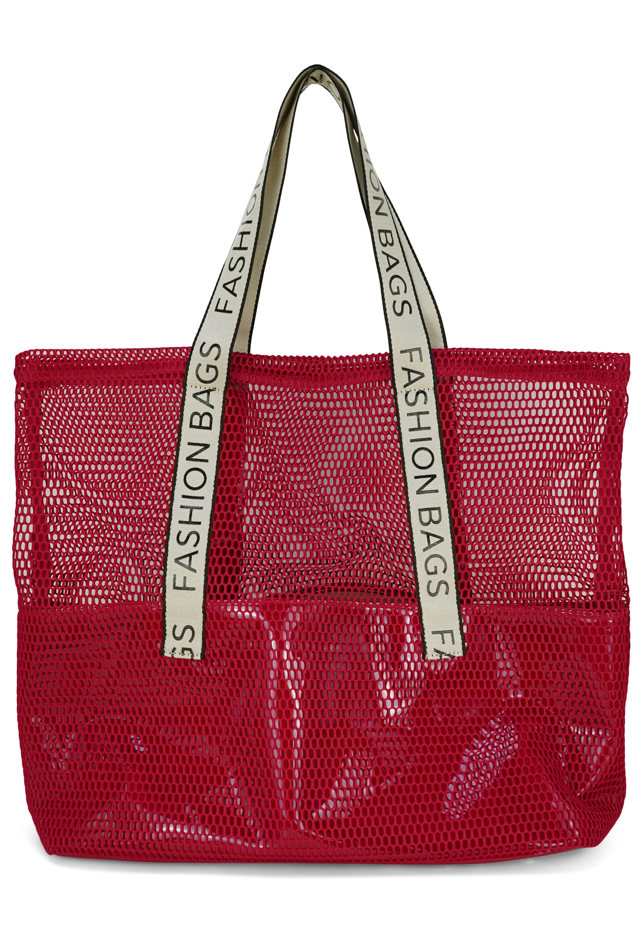 HARPA Shopper 'ABBY' in Rood: voorkant