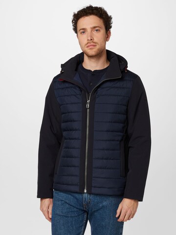 bugatti Between-season jacket 'FREIZEIT' in Blue: front