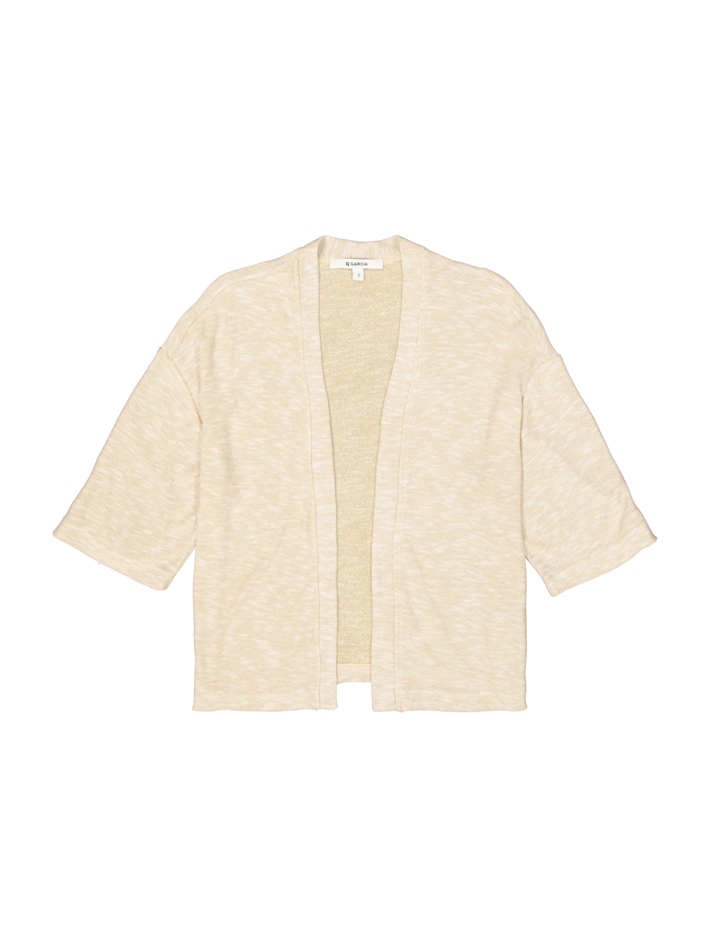 GARCIA Knit Cardigan in Beige: front