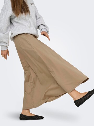 Jupe 'ONLAniqa' ONLY en beige