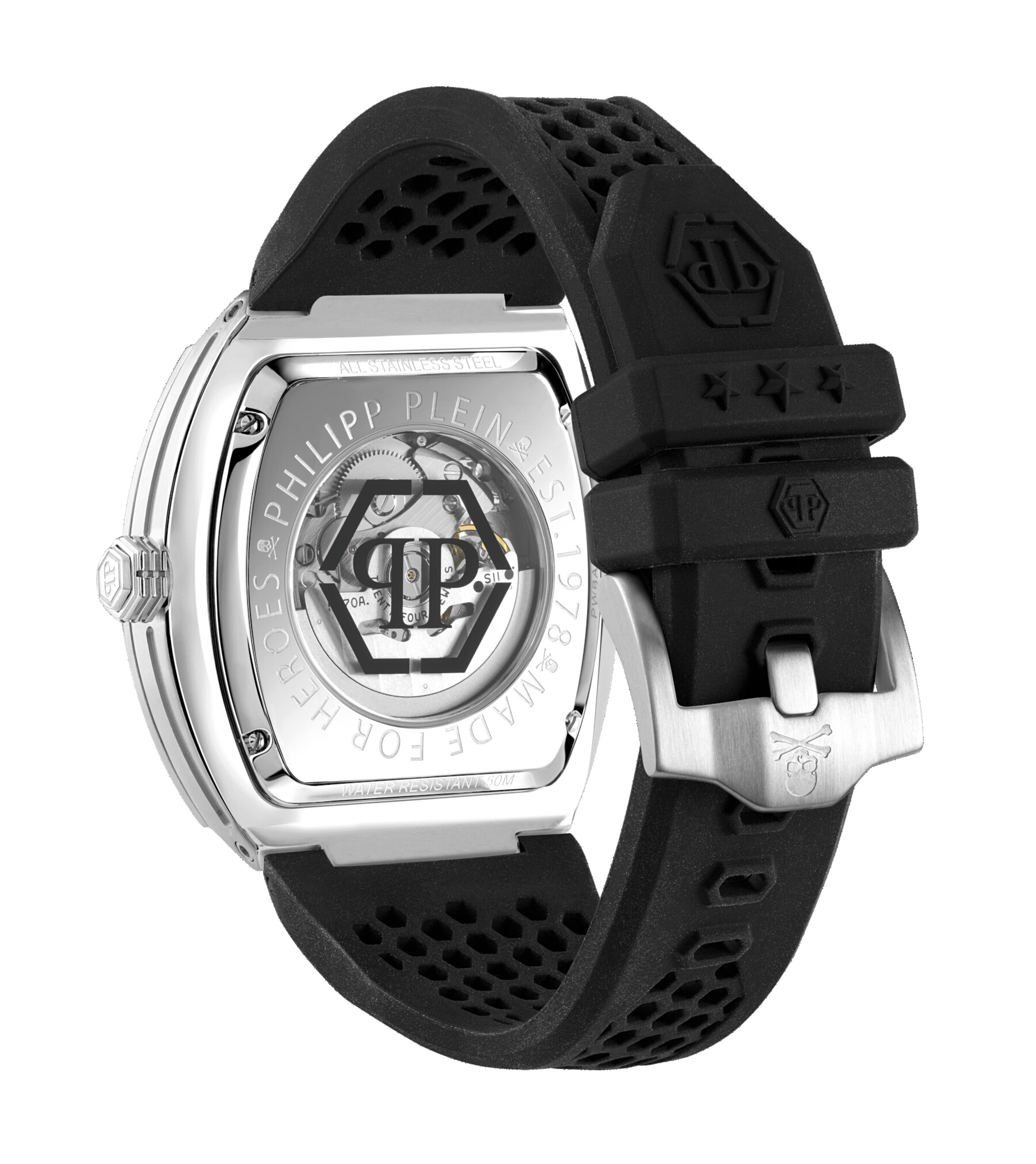 Philipp Plein Analoog horloge in Zwart