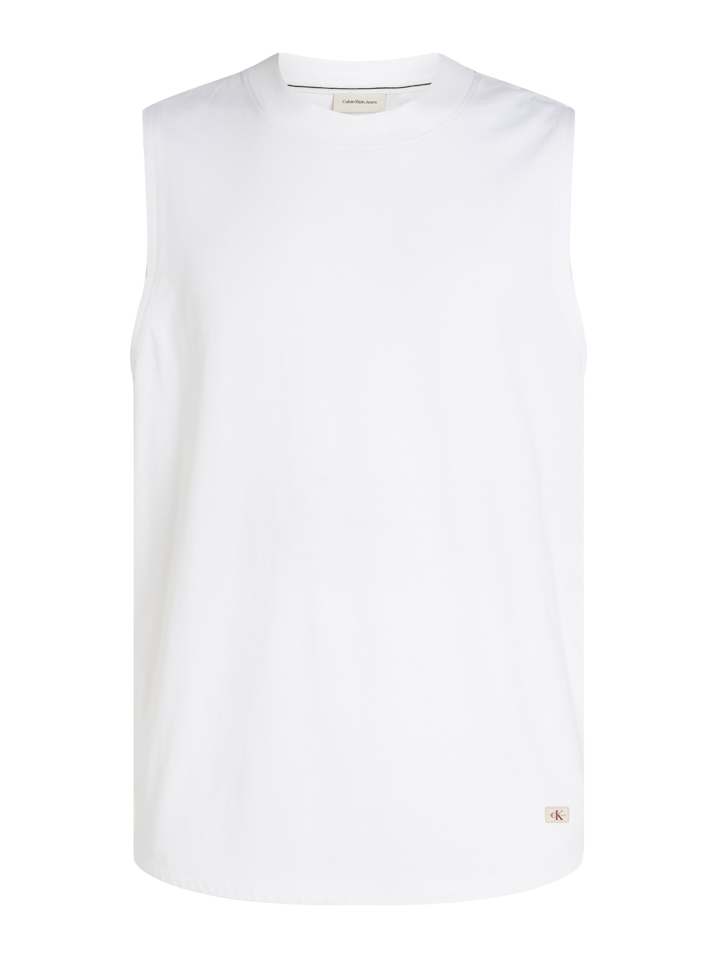 Calvin Klein Jeans T-shirt i vit: framsida