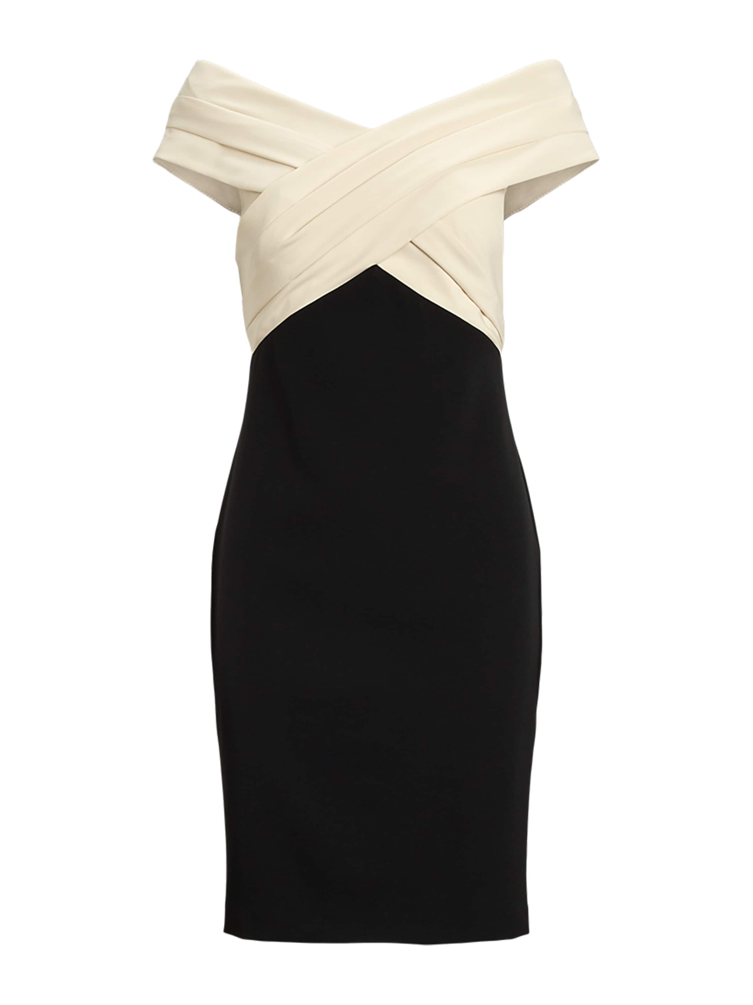 Lauren Ralph Lauren Koktejl obleka | črna barva: sprednja stran