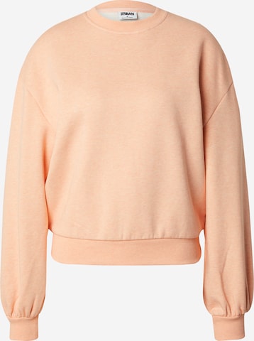 Urban Classics Sweatshirt in Orange: front