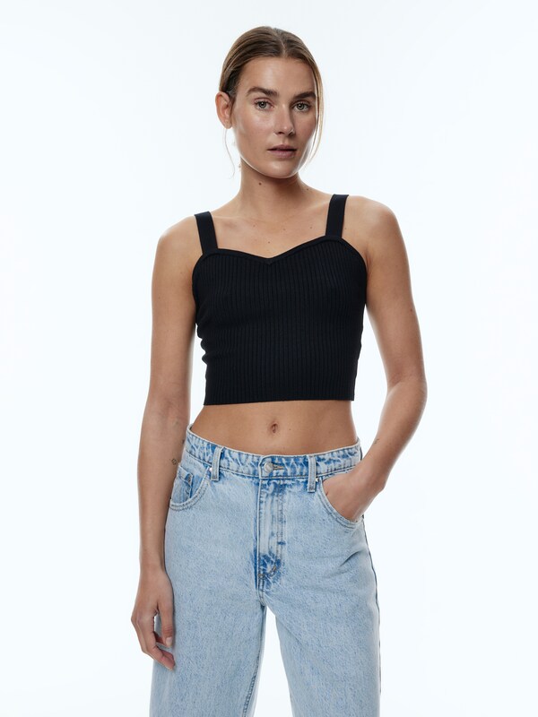 EDITED Top 'Hana' in Black