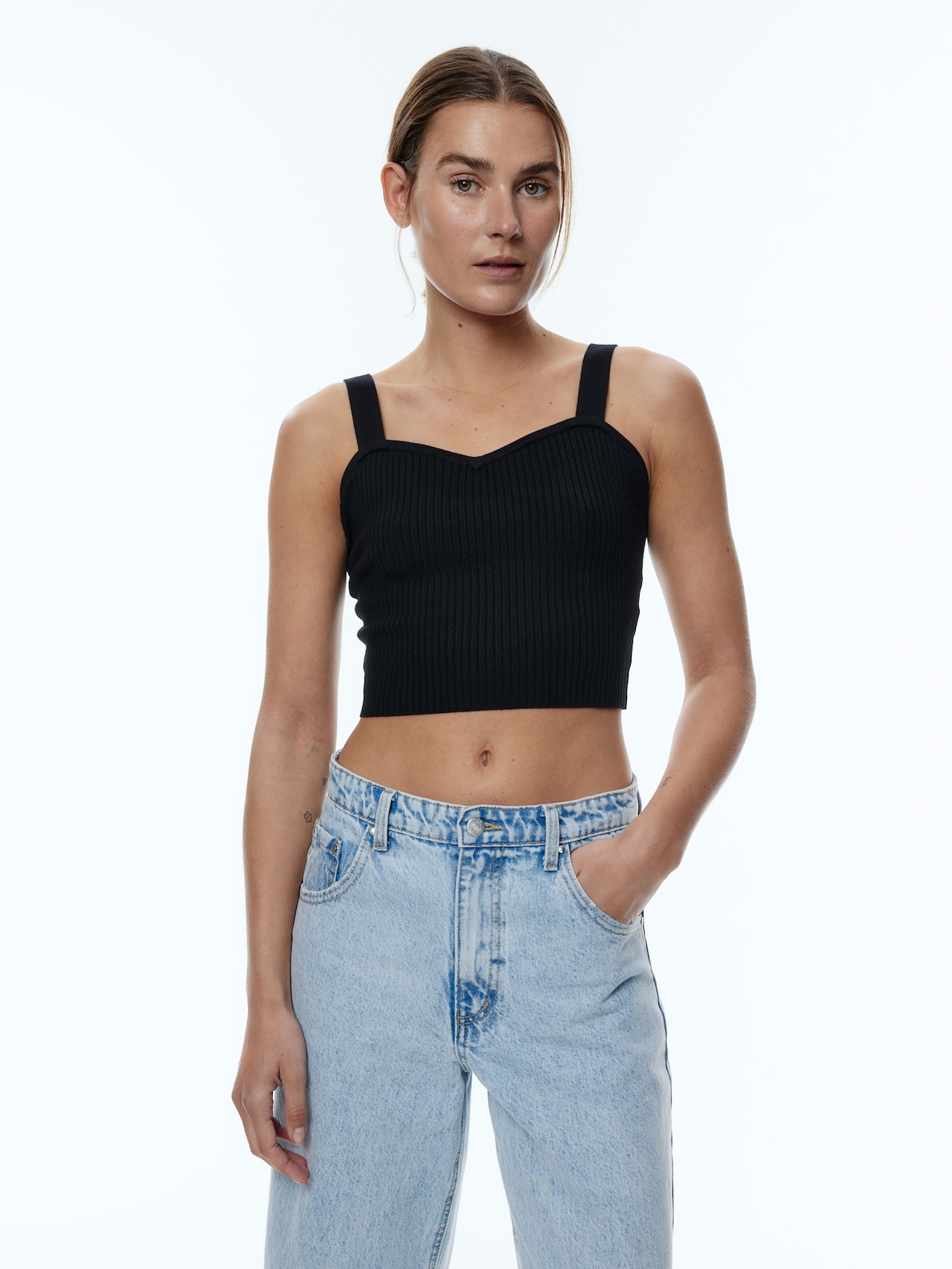 EDITED Producten Top 'Hana' Zwart