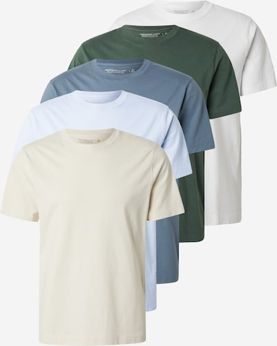 Abercrombie & Fitch Paita värissä beige / sininen / vaaleansininen / vaaleanvihreä / valkoinen, Tuotenäkymä