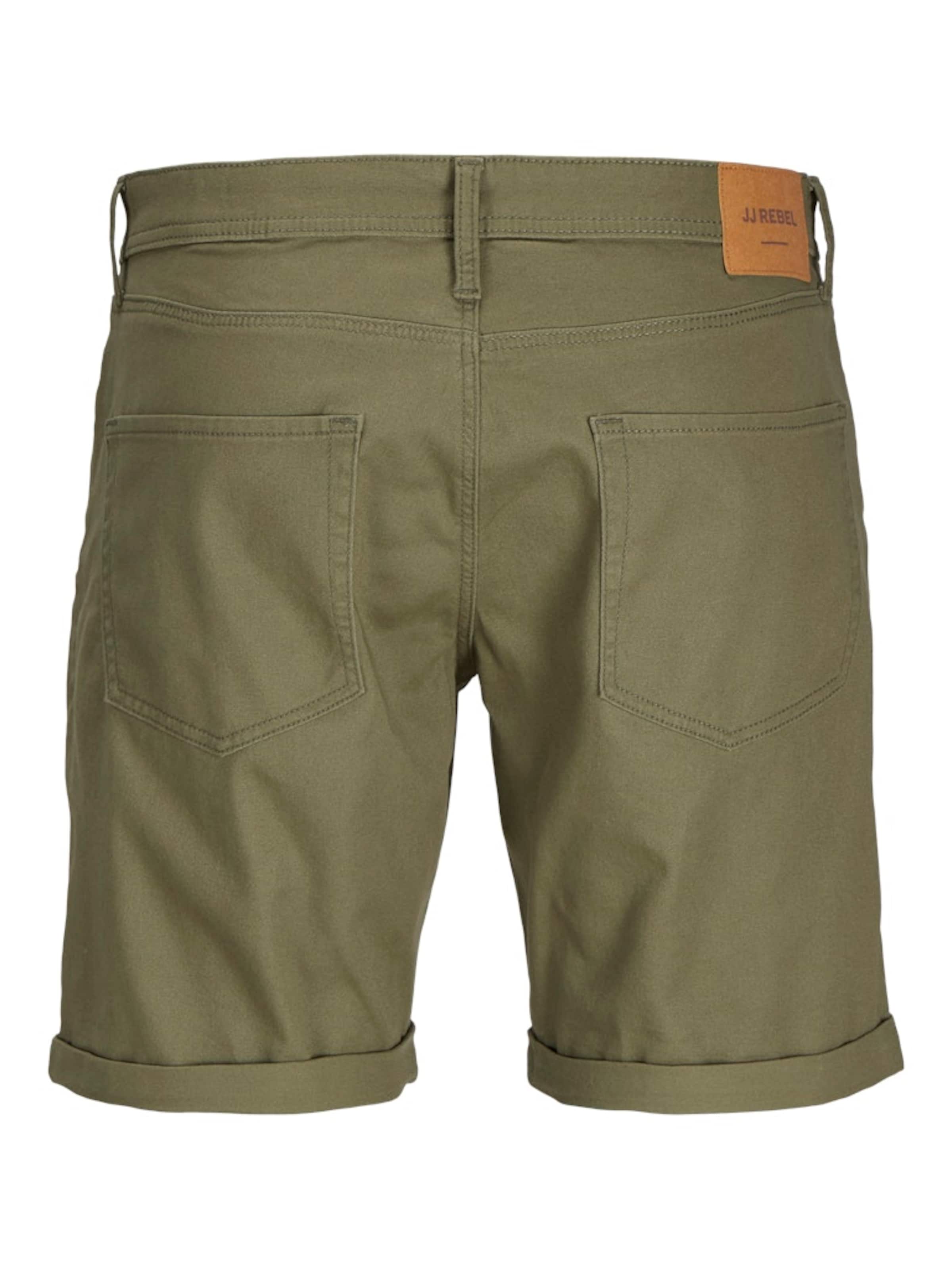JJ Rebel Regular Trousers 'JREBFIVERS' in Green