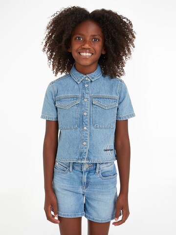 mėlyna Calvin Klein Jeans Palaidinė: priekis