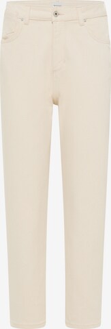 MUSTANG Tapered Pants ' Charlotte' in Beige: front