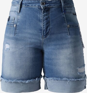 Miracle of Denim Loosefit Jeans 'Nairobi' in Blauw: voorkant