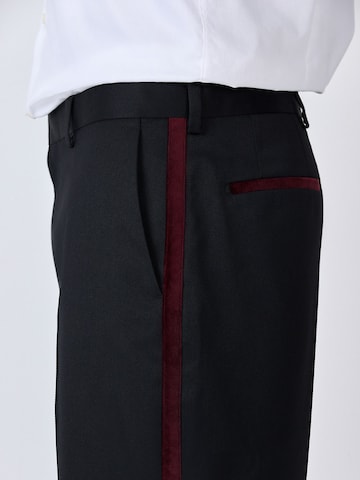 Regular Pantalon à plis Next en noir