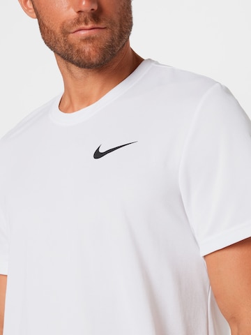 NIKE Performance Shirt 'Superset' in White