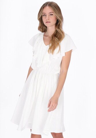 DreiMaster Vintage - Vestido em branco: frente