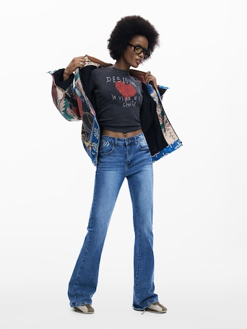Desigual Flared Jeans in Blau