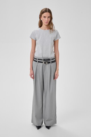 My Essential Wardrobe Loose fit Pants 'Hanna' in Grey: front