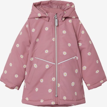 NAME IT Between-Season Jacket 'Daisy Flower' in Pink: front