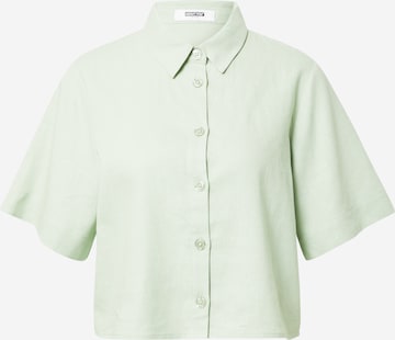 ABOUT YOU Limited Blouse in Groen: voorkant