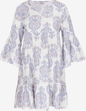 Robe usha FESTIVAL en bleu : devant