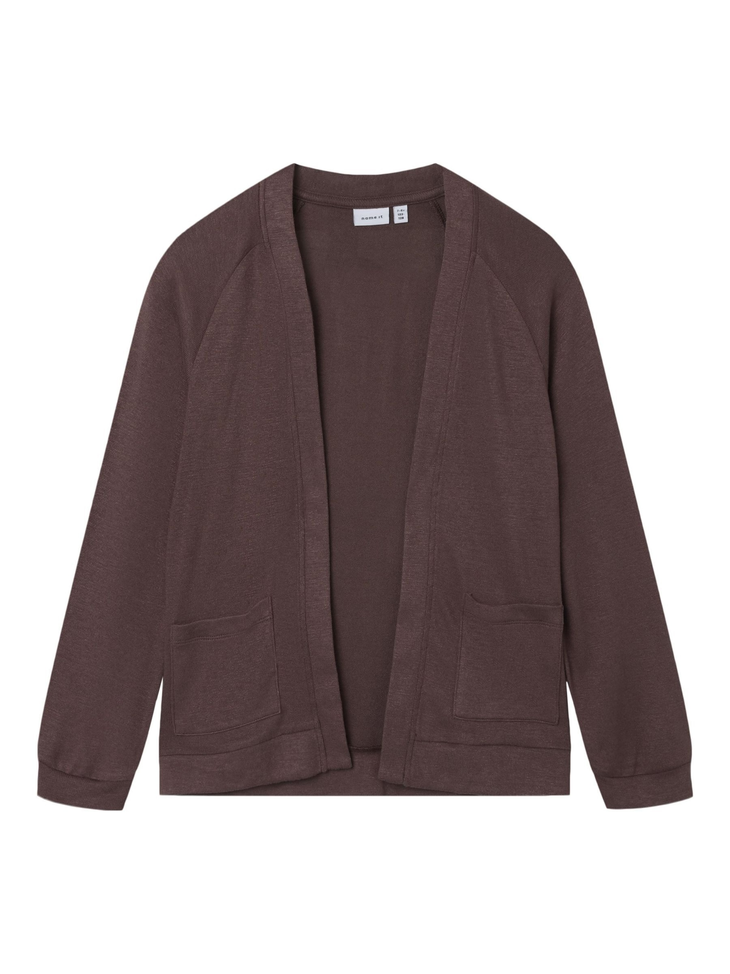 NAME IT - Cárdigan en marrón: frente