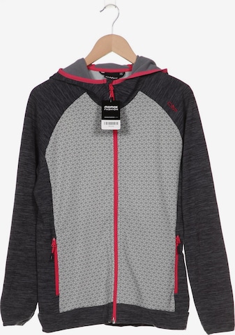CMP Sweatshirt & Zip-Up Hoodie in XXL in Grey: front