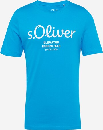 s.Oliver Shirt in Blauw: voorkant