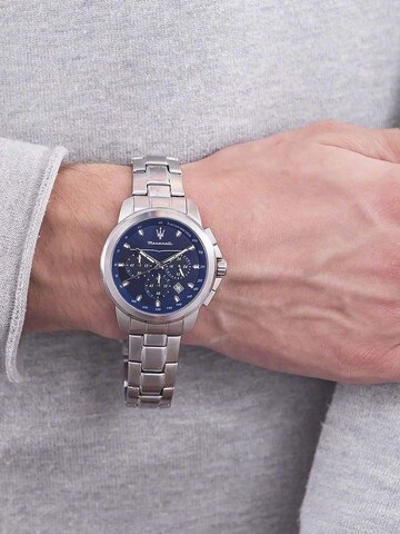 Maserati Analog watch in Silver: front
