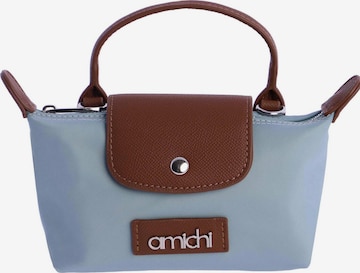 Amichi - Bolso de mano en azul: frente