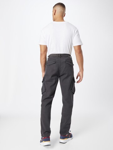 Effilé Pantalon cargo No Excess en gris