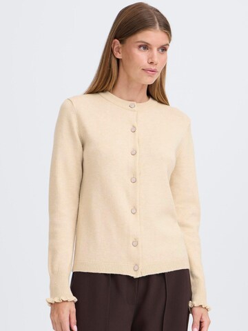 Oxmo - Casaco de malha ' OXBMMNERA CARDIGAN ' em bege