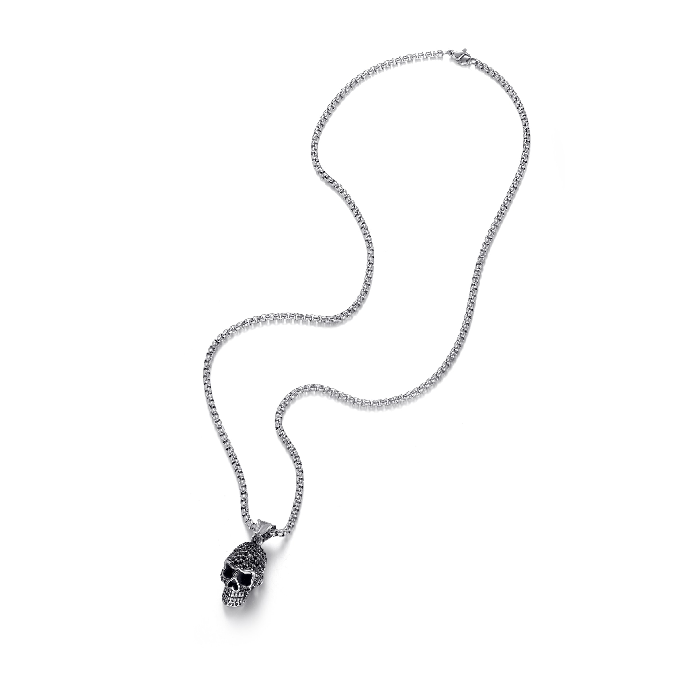 FIRETTI Necklace in Grey: front