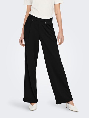ONLY Regular Pleated Pants in Black: front