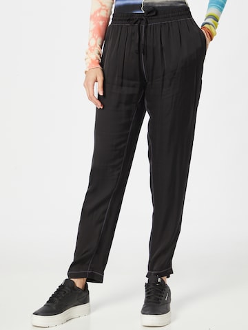 DIESEL Regular Pants 'TESSY' in Black: front