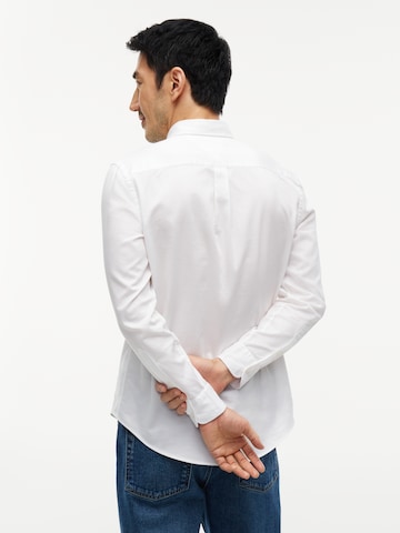 TOMMY HILFIGER Slim fit Zakelijk overhemd 'Flex' in Wit