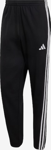 ADIDAS SPORTSWEAR Tapered Sportbroek 'Essentials' in Zwart: voorkant